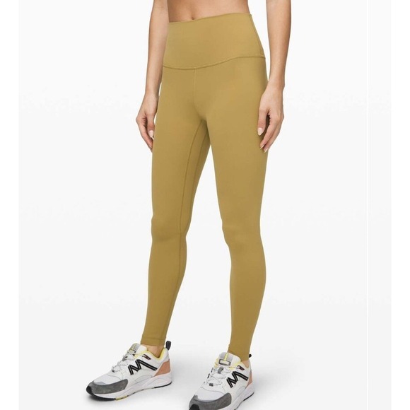 lululemon athletica Pants - Lululemon Grape Leaf Yellow Align Pant 28" Leggings size 6